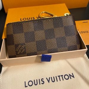 NWT Louis Vuitton Damier Ebene Key Pouch